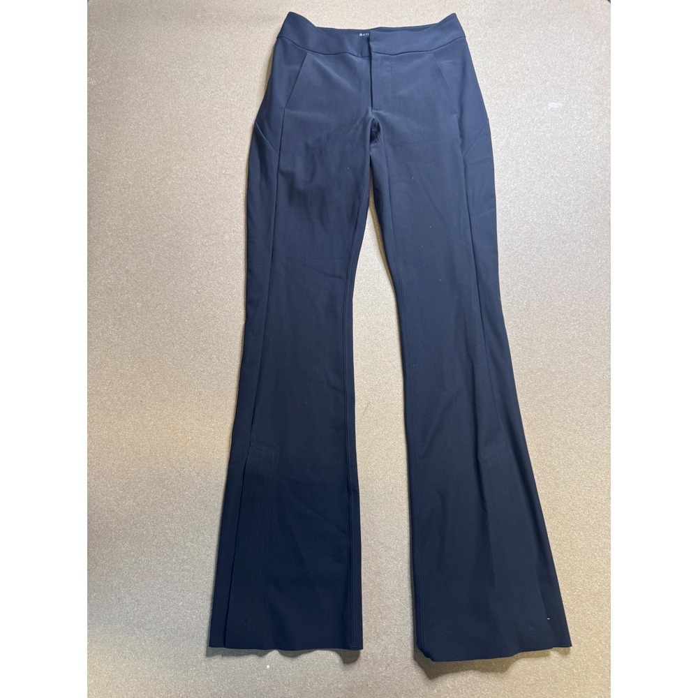 Athleta Stellar Flare‎ Trouser Black Career Work Office Pants Women's Size 0 - Picture 2 of 9